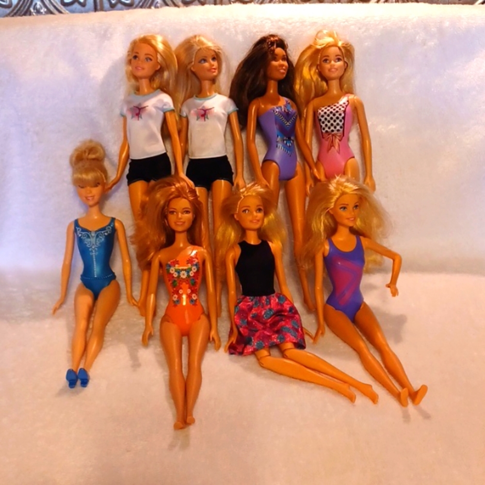 Barbie doll collection set of 8, 2007 -2014